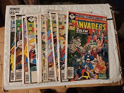THE INVADERS Lot 14 Comics Marvel DC #13 15 21 25 26 28 34-41