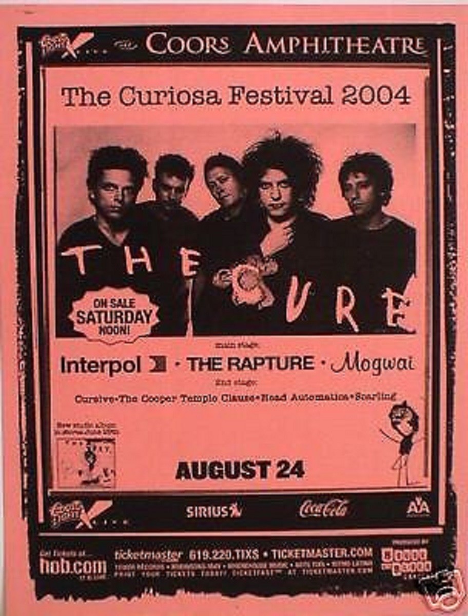 THE CURE /INTERPOL /MOGWAI THE CURE /INTERPOL /MOGWAI
