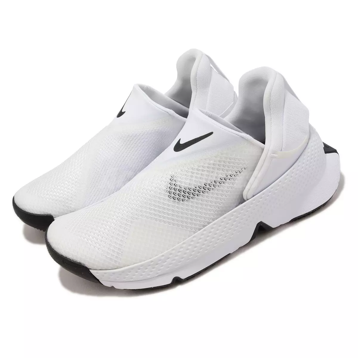 Nike Wmns Go Flyease White Black Women Slip On Casual Lifestyle Shoes DR5540-102 |