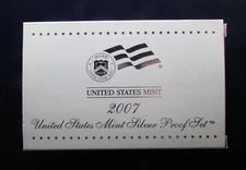 2007 United States Mint Silver Proof Set w/ OGP & COA