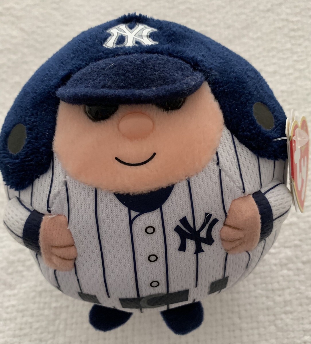 NY YANKEES TY BEANIE BALLZ SGA ROOKIE 2013 PLUSH STUFFED BEAR MLB