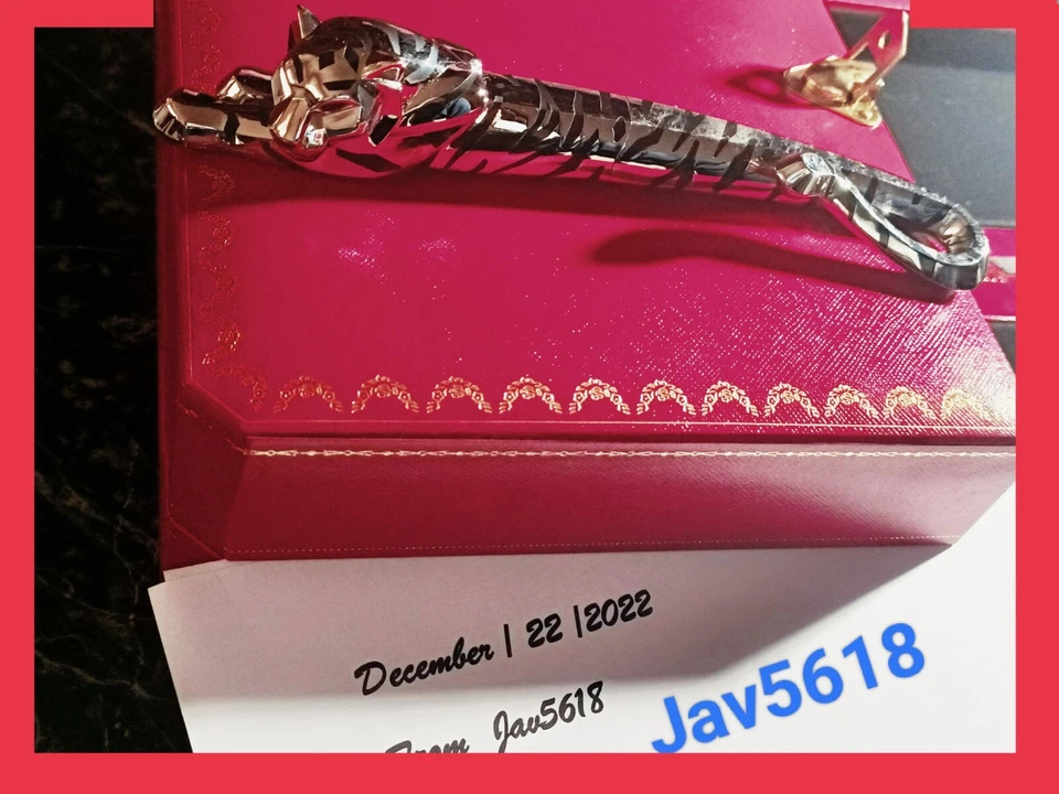 CARTIER TIGER FOUNTAIN PEN PRESTIGE EXCEPTIONAL ART L.E 100 💎💎RAREST,NEW,卡地亞虎年 - Image 2 of 4