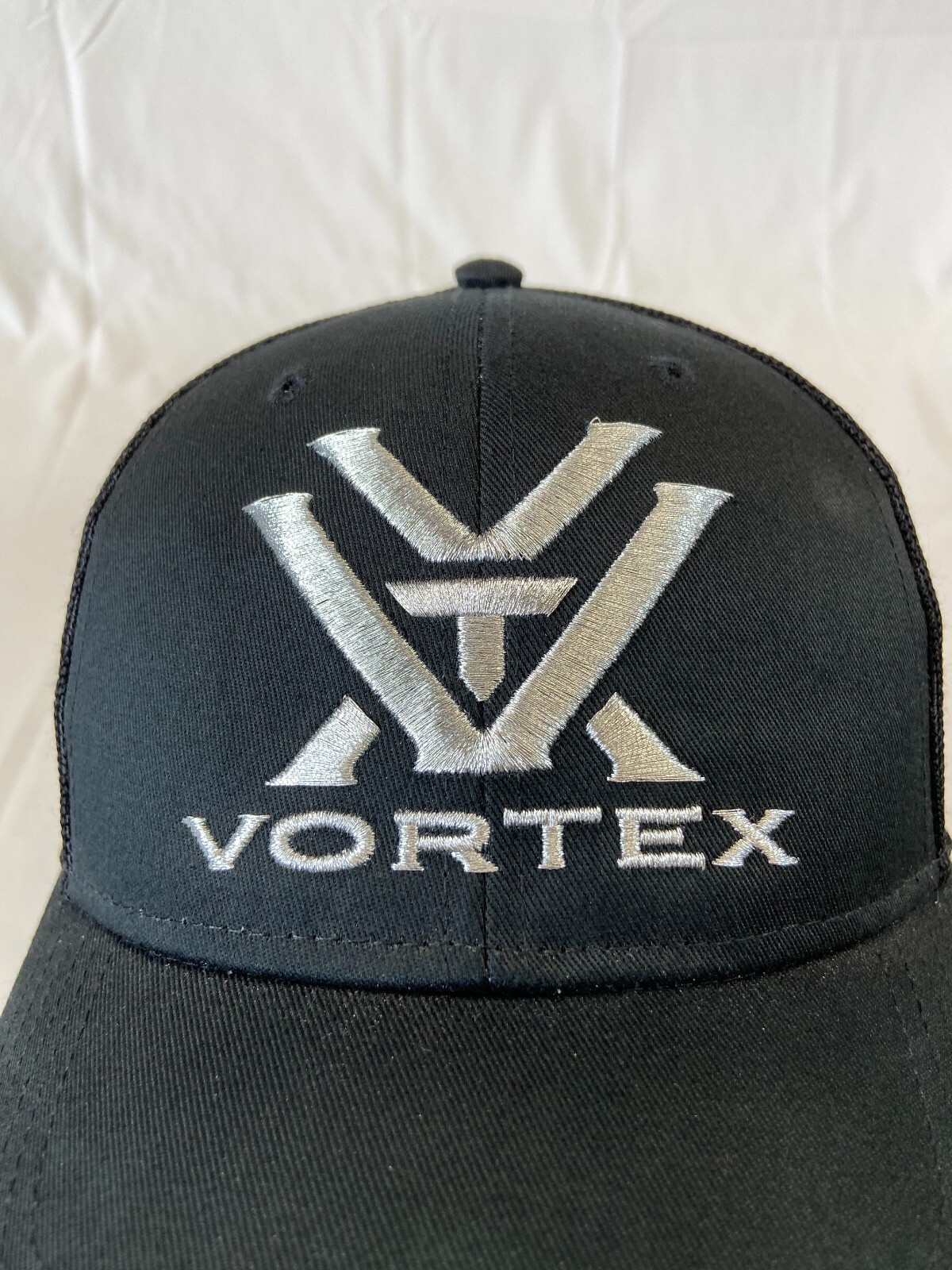 Vortex Baseball Cap Snapback Hat Mesh Back Black … - image 2