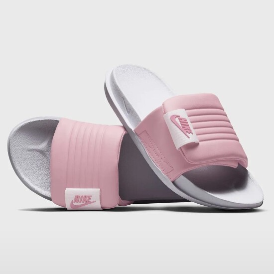 Шлепанцы Nike Womens Off Court Adjust Slide Slippers Розовые (DV1033-103) Доставлены в кратчайшие сроки
