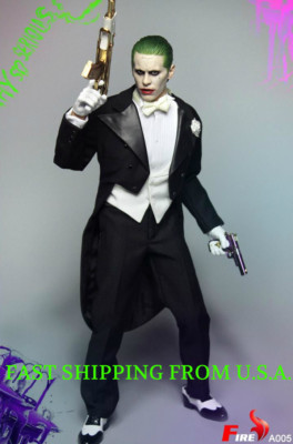 ❶USA IN STOCK❶1//6 Joker Jared Leto Tuxedo Suit Set 2.0 AK47 Suicide Squad Batman