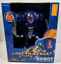 VTG 1997 Lost In Space Robot Battery Operated 10" Robot Talks Moves New In Box