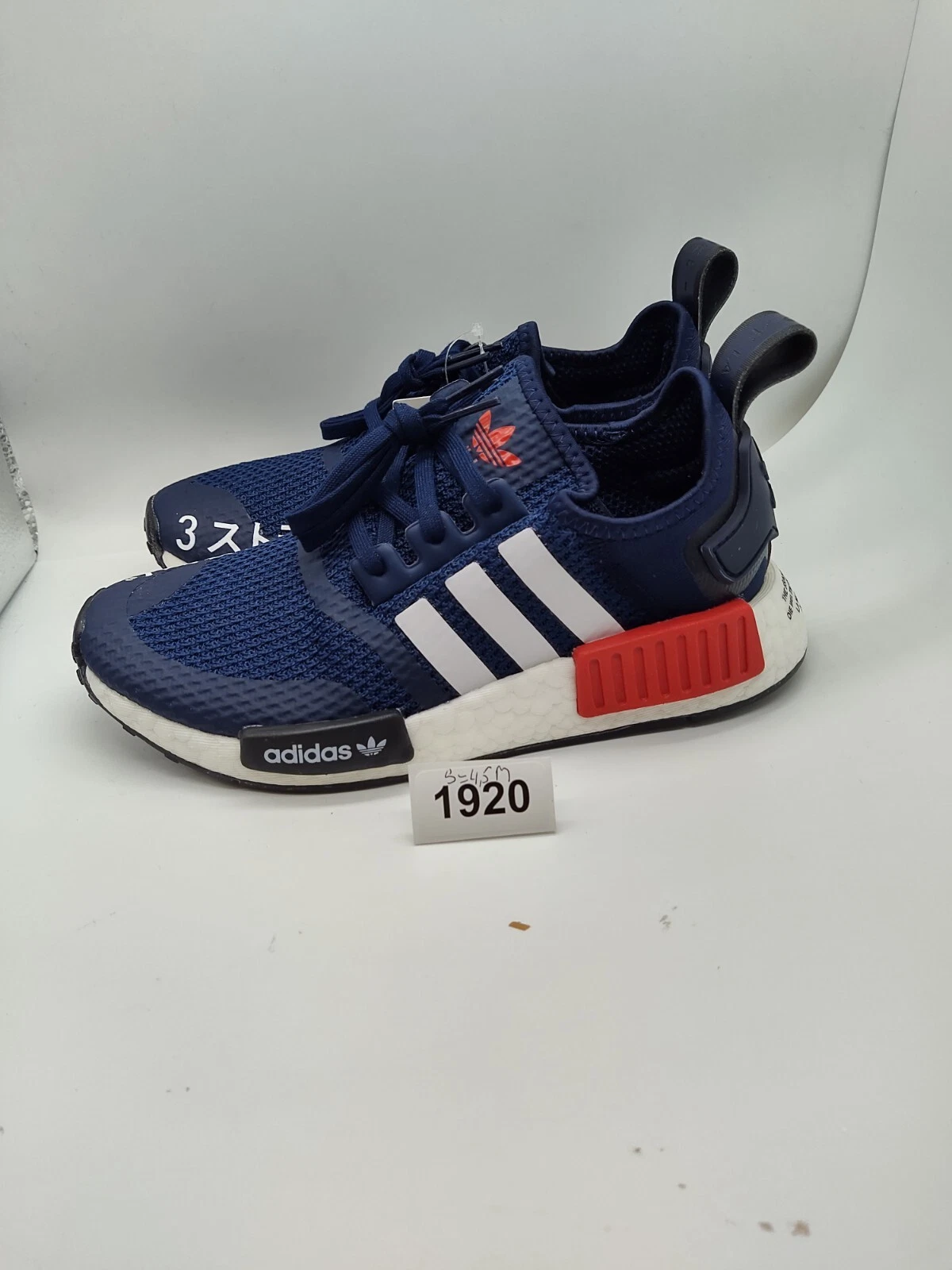 Adidas Originals NMD R1 sneaker unisex bambino collegiale blu navy taglia 4 5 #1920