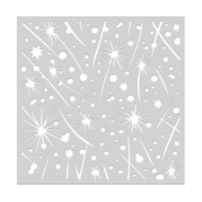 New Hero Arts "SHOOTING STAR" Stencil 6"x6" 2020