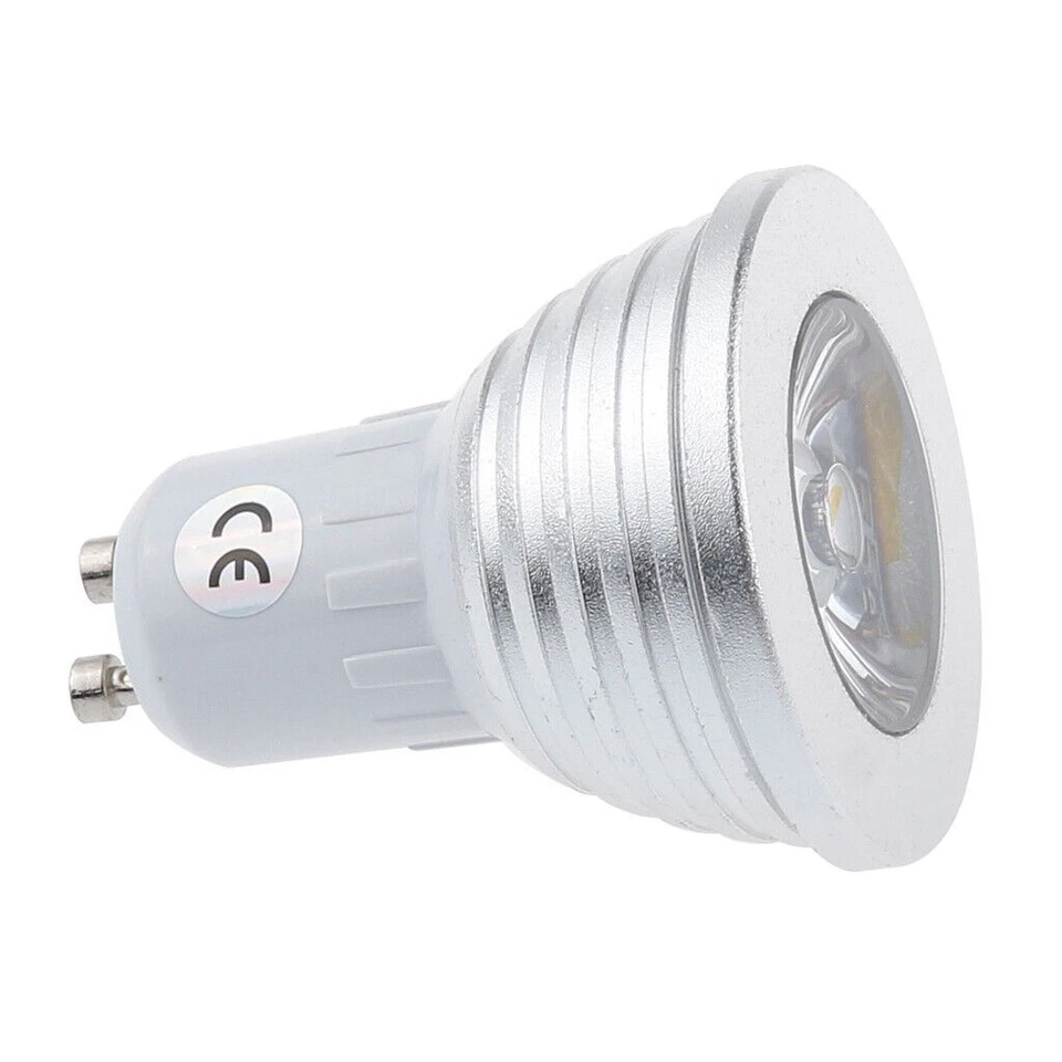 10PCS RGB GU10 LED Light Bulbs Spotlight Colour Changing Down Light 4W W/ Remote - Image 3 of 4