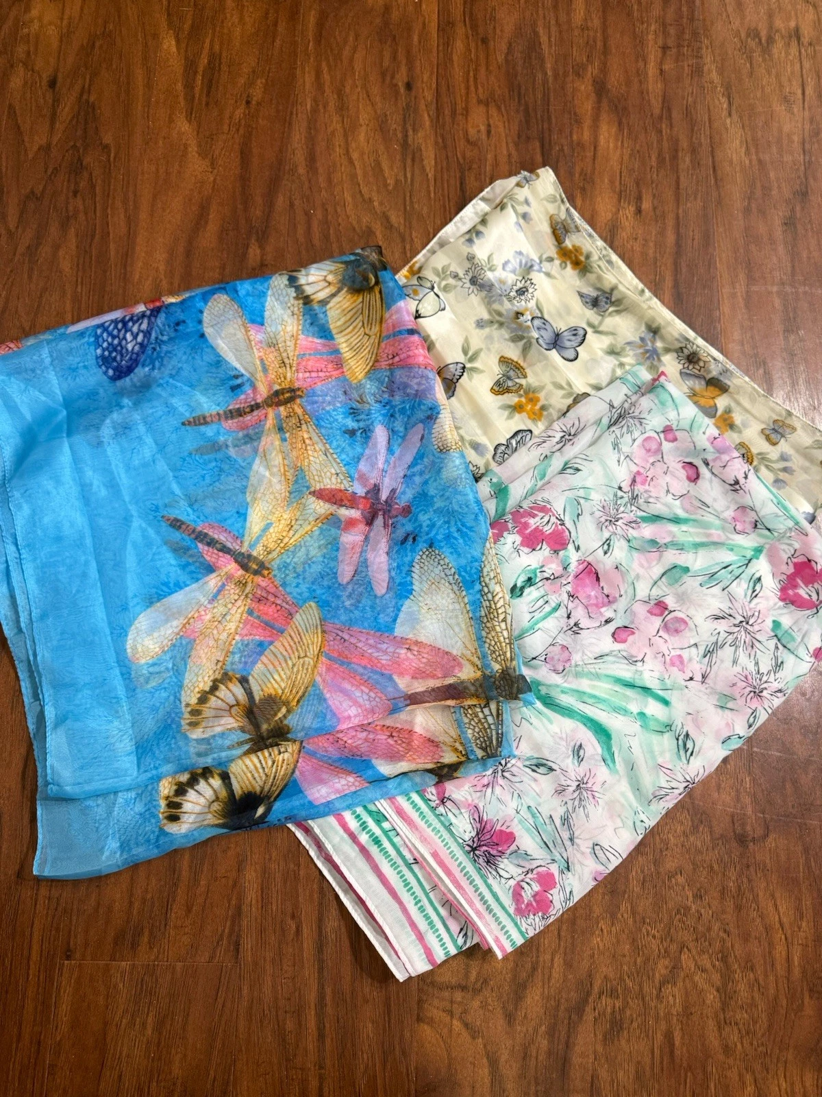 Scarf Lot Nature Butterfly