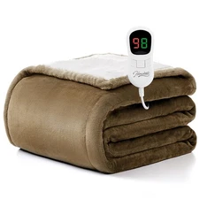 Electric Heated Blanket Throw - 50"x60" Heating Blanket Throw Size 1/2/4/6/8 ...