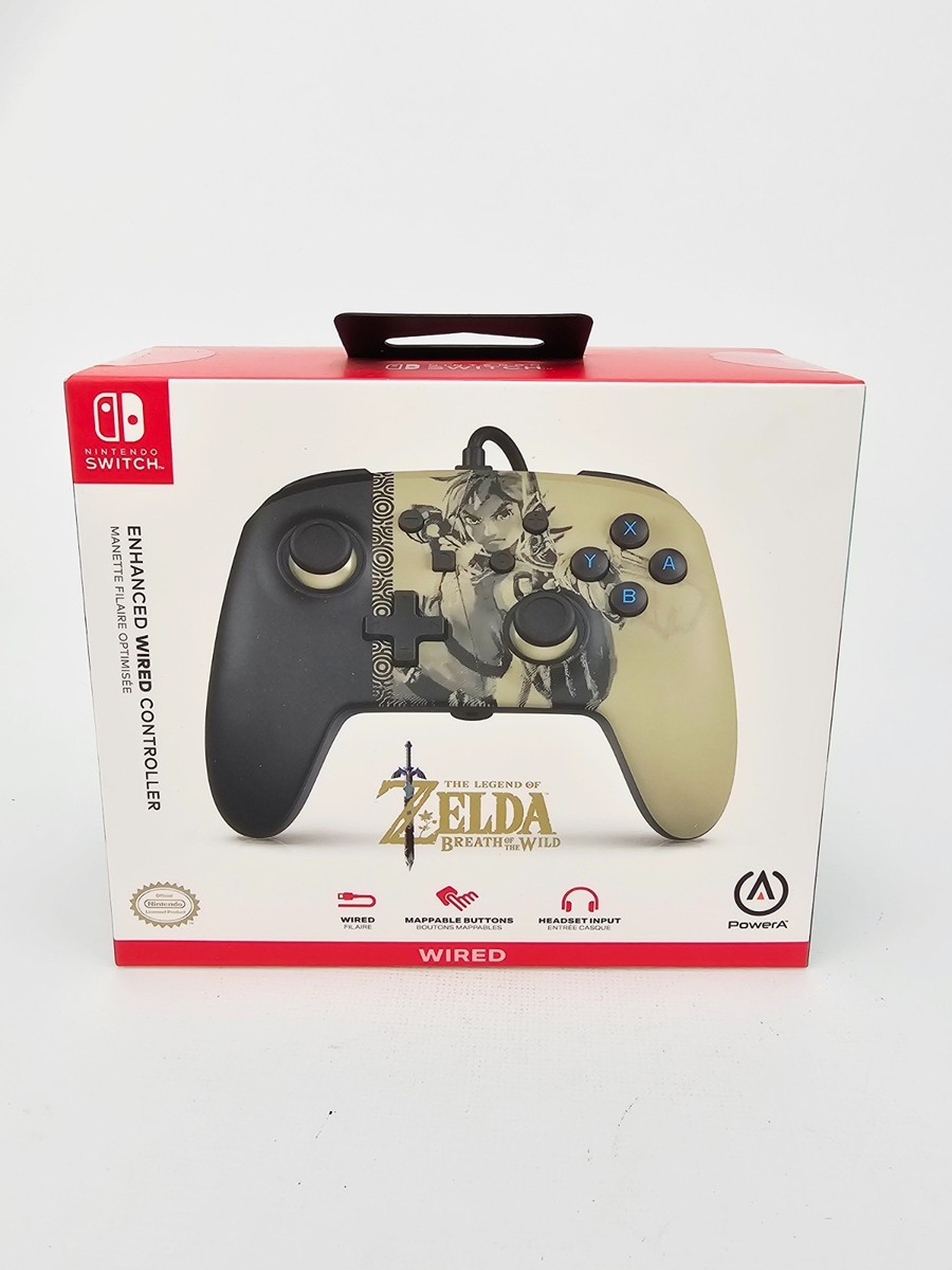 Nintendo Switch Controller Power A Zelda Breath of the Wild Wired