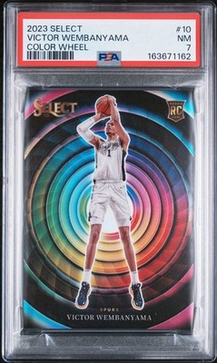 2023 Select Victor Wembanyama Color Wheel RC SSP PSA 7