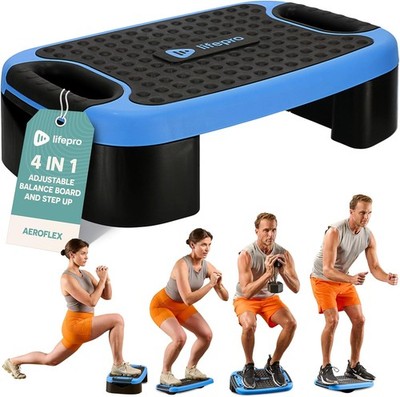 LifePro AeroFlex Balance Board & Aerobic Step Platform (Open Box)