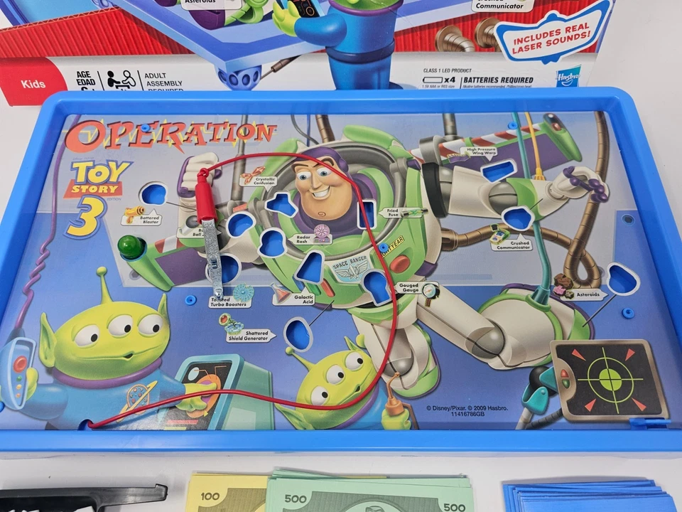 Hasbro Disney Toy Story 3 Operation Buzz Lightyear Juego Completo Foto 4 de 4