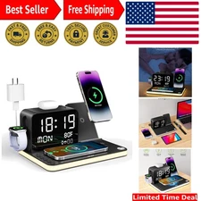 Acer 7-In-1 Wireless Charging Station: Charger Stand for Multiple Devices for Ap