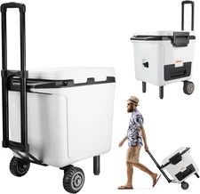 Cooler Wheels Kit for Ninja Frostvault 30Qt/50Qt Hard Cooler - 5 Inch Wheels & R