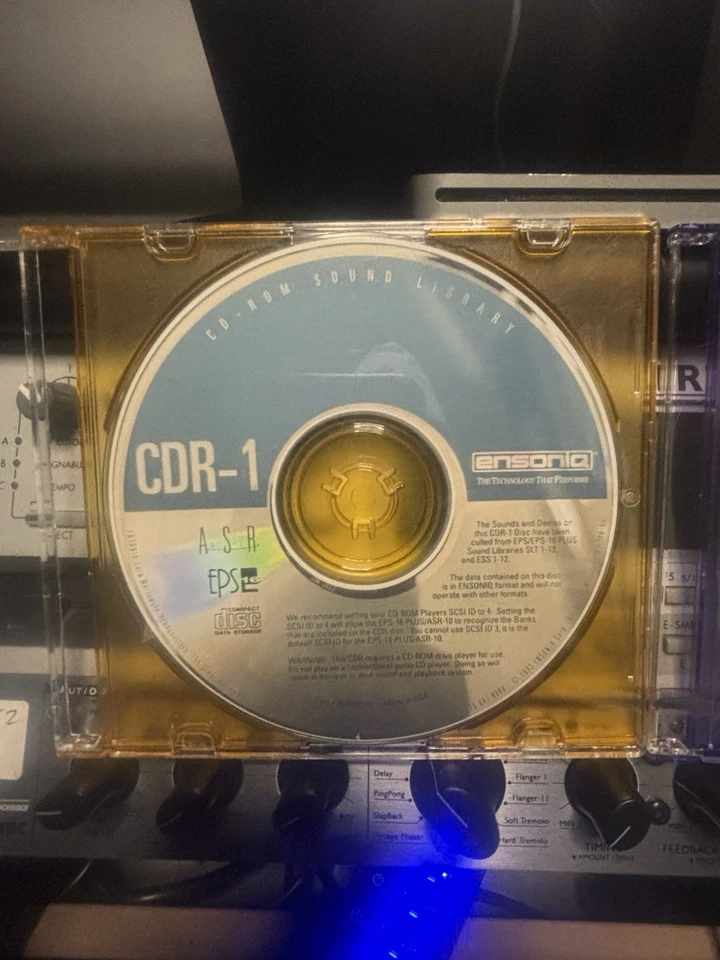 Ensoniq ASR 10 / EPS 16 " CD-ROM Sound Library ( CDR-1 and CDR-2) Double Disks - Image 3 of 4