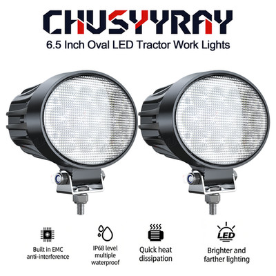 2x LED Front Cab Light AL202742 for Deere Tractor 5320 6330 6415 6420 6430