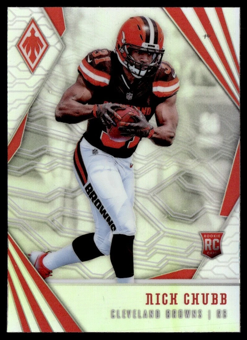 2018 Panini Phoenix Silver Nick Chubb RC #113