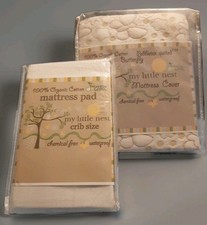 My Little Nest 100 Organic Cotton Crib Mattress Cover And Pad 28" 52" 8"