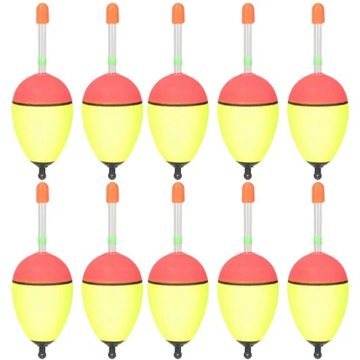 10 Pcs Flotteur Peche Carpe Au Coup Flotteurs Pour La Pêche Vitesses De Outils - Photo 1/4