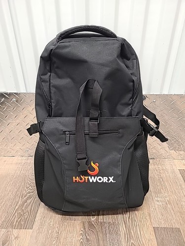 Hotworx Backpack Black Nylon Excellent Condition