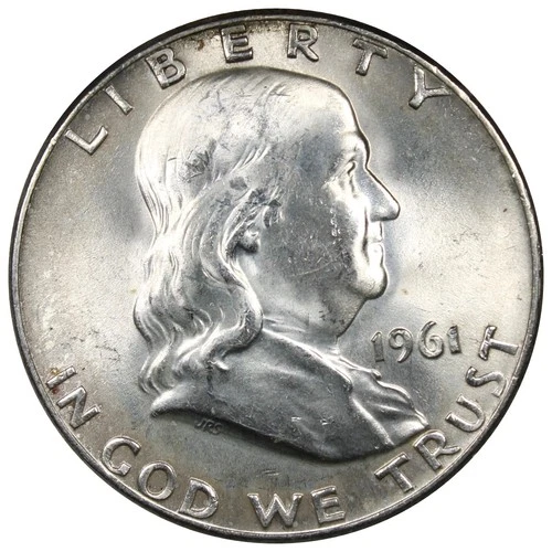 1961-D Franklin Half Dollar BU+ Uncirculated Better Date A2861