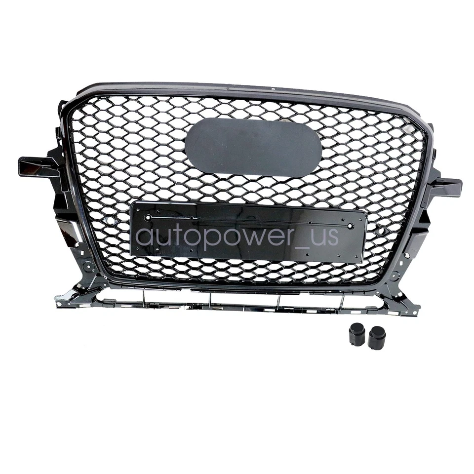 Se adapta a Audi Q5 SQ5 2013-16 RSQ5 estilo parrilla superior delantera conjunto de panal Foto 3 de 4