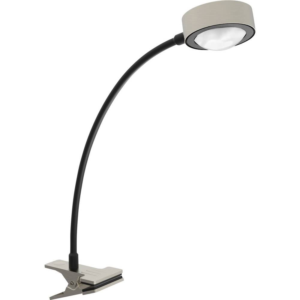 Lampe LED à pince LightMe LM85854 en finition titane durable