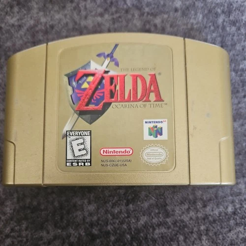 New ListingThe Legend of Zelda Ocarina of Time Nintendo N64 Authentic Gold Game Cartridge