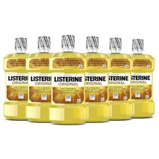 Original Antiseptic Mouthwash Pack of 6 50.7 Fl Oz 24 Hour Protection