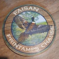 Round 22 Inch Laminated Wood Lazy Susan