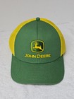 John Deere Green & Yellow Mesh Trucker Snapback Hat Cap OSFM Farm – New
