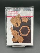 Spellbinders Glimmer Hot Foil Plates Kit of Month GOM-AUG21 Hex Floral