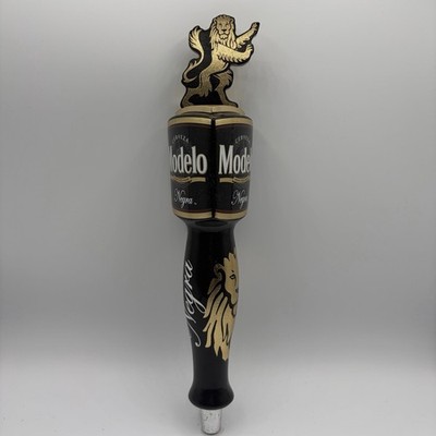 Negra Modelo Cerveza Lion Topper Beer Tap Handle 13  Tall - Man Cave - rare