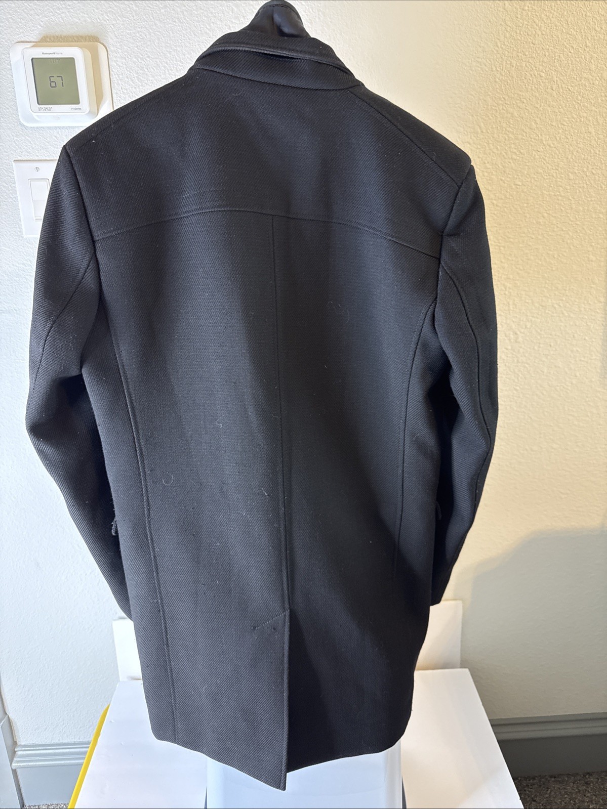 Yves Anything But Ordinary Men’s Overcoat Black Size 48 - second product detail image