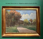Hornung-Jensen (1882)  Figures in Summer Landscape. Dated 1930.– COA