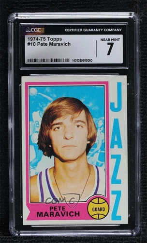 1974-75 Topps Pete Maravich #10 CGC 7 HOF