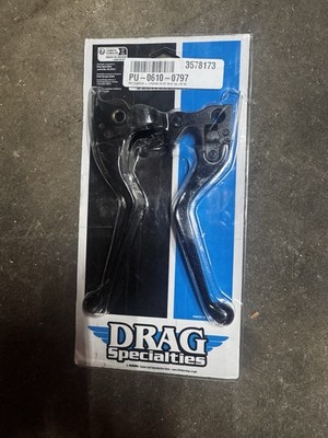 2019 Harley Davidson Sportster Iron 883  Slotted Wide Blade Lever Set Black