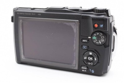 Olympus Tough TG 5 Black 4K Digital Camera Waterproof Shockproof