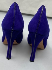 Agent Provocateur Vivianne Purple Suede Shoes 37 New