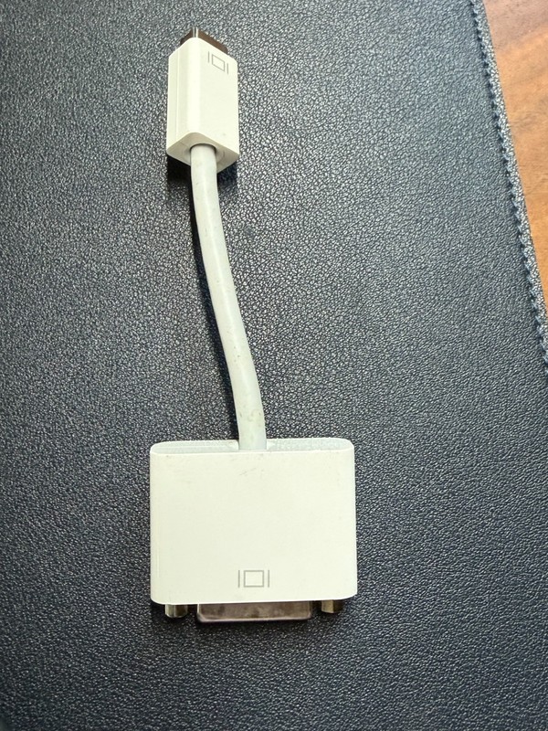 OEM Genuine Apple Mini Display Port Thunderbolt to DVI Adapter A1305