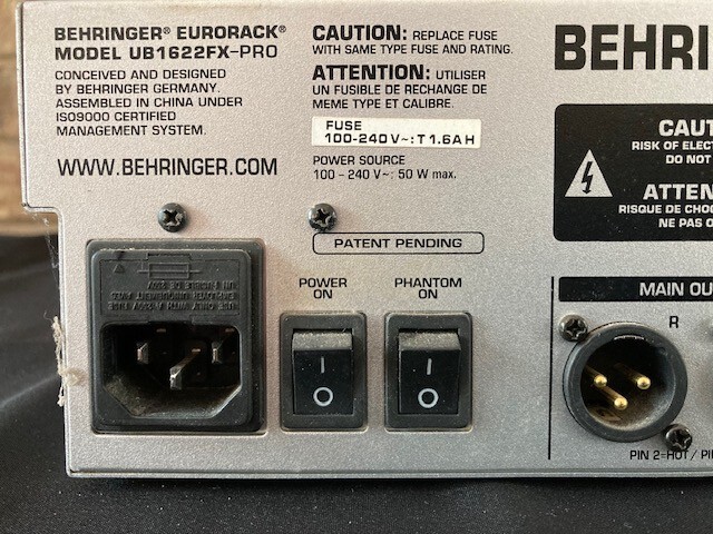 ジャンク品 BHERINGER EURORACK UB1622FX-PRO Beheringer Eurorack UB1622FX-Pro: Review - YouTube