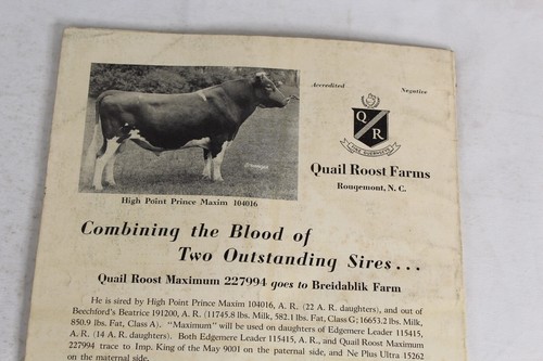 Guernsey Breeders Journal December 15, 1935 Cow Calf Bull Farms Cattle Dairy Ads - Bild 17 von 17