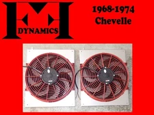 FF DYNAMICS ELECTRIC COOLING FAN SYSTEM STAGE 5: CHEVY CHEVELLE BIG BLOCK 68-74