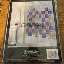 BathWorkd Shower Curtain Vinyl Workin out 70 X 72