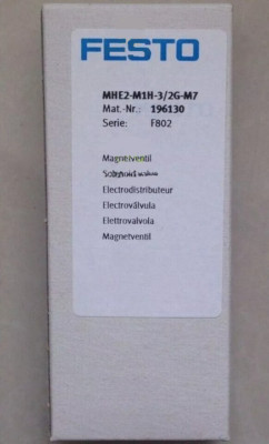 NEW FESTO MHE2-M1H-3/2G-M7 196130 Solenoid Valve