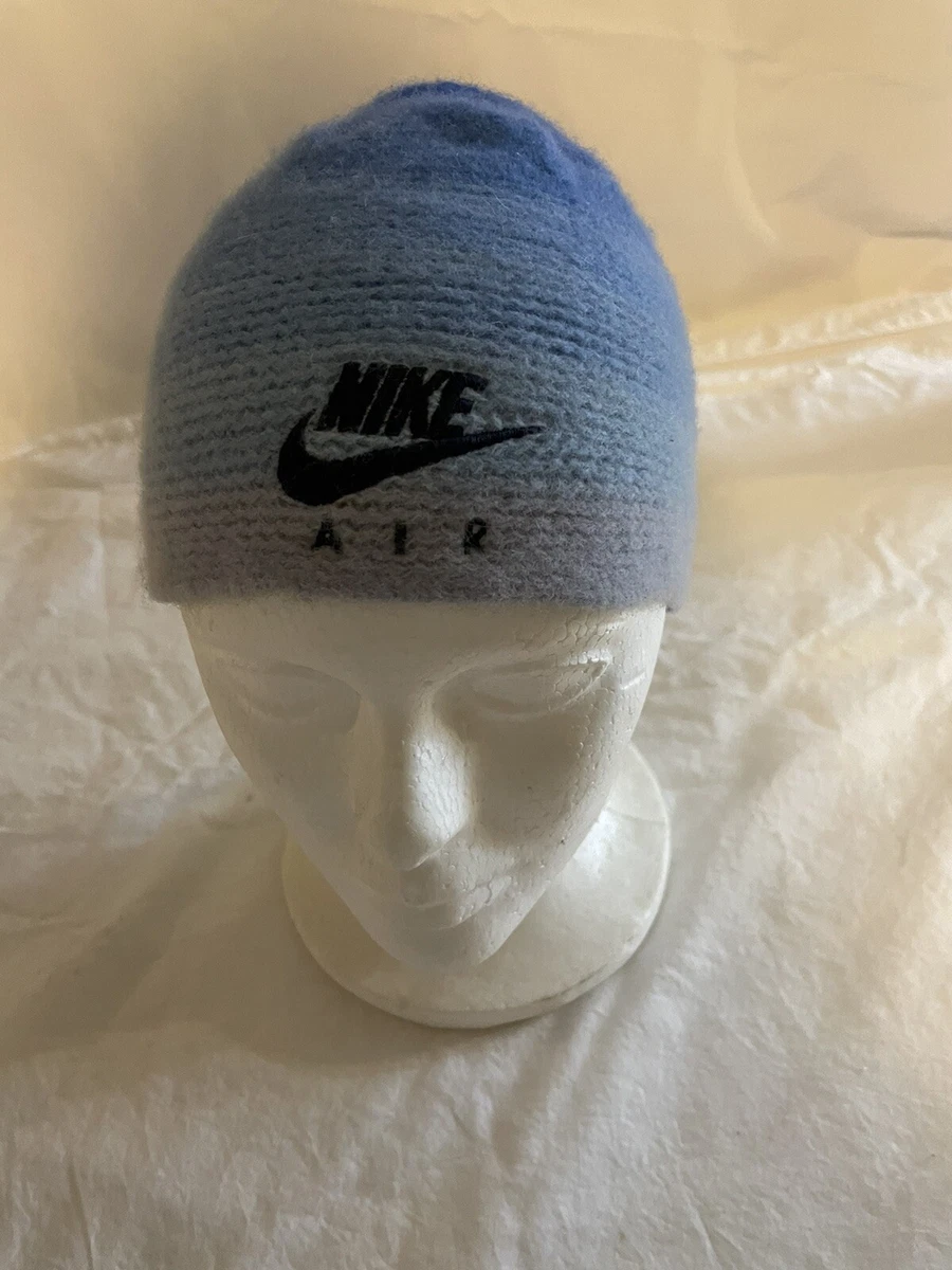 O S NIKE AIR Beanie Knit Hat Kids One Size 100 Wool Lambswool