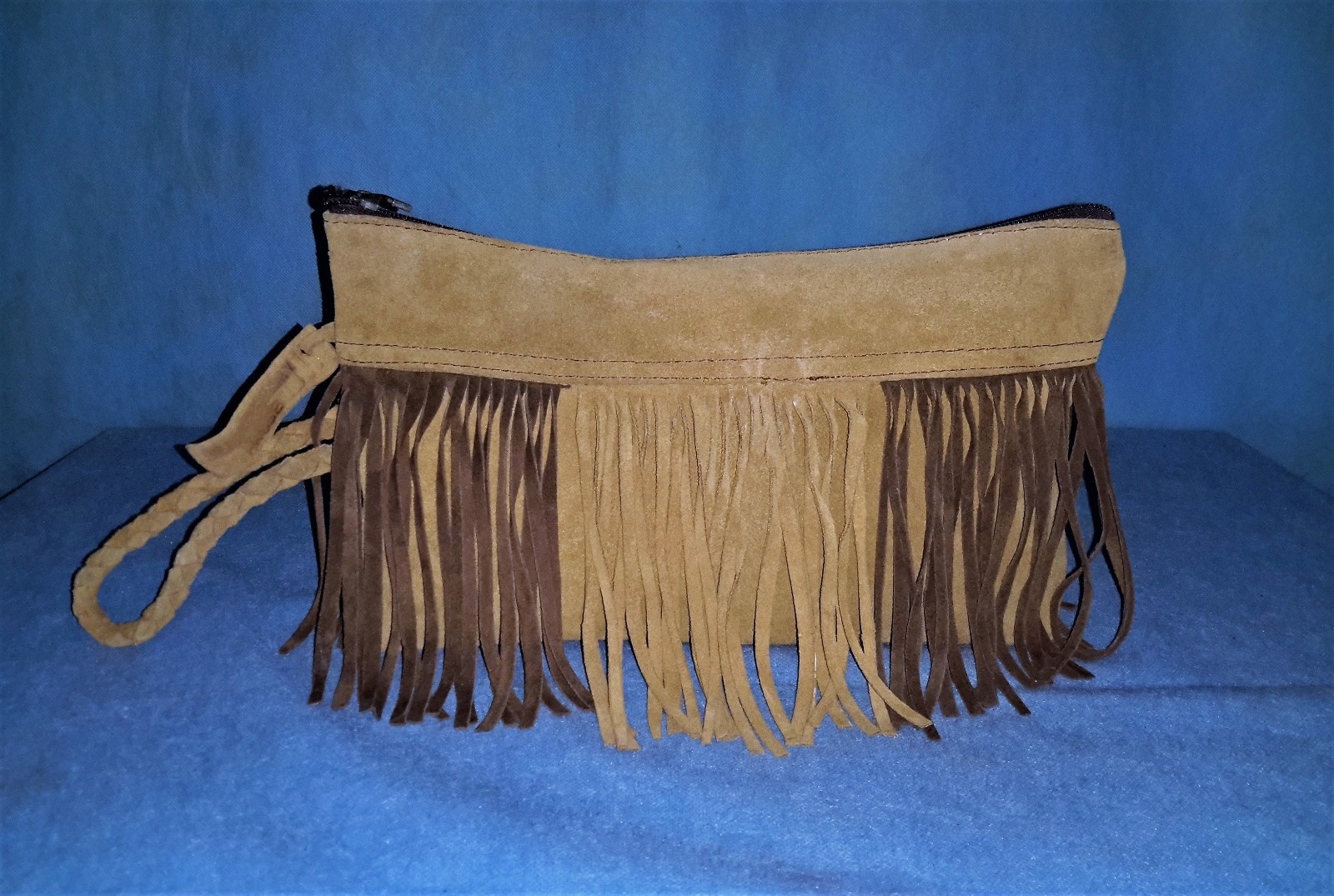 Bolso Funda BARTHELEMY ROSE de Ante De con Flecos